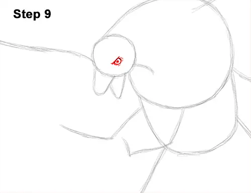 How to Draw Bald Eagle Hunting Swooping Wings 9
