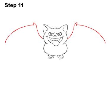 How to Draw a Bat (Cartoon)