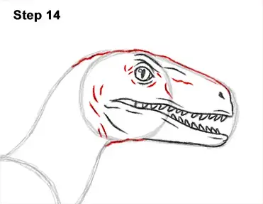 How To Draw Blue Velociraptor Jurassic Wolrd Video Step By Step Pictures