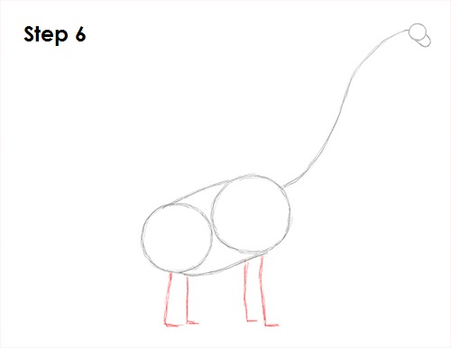 Draw Brachiosaurus 6