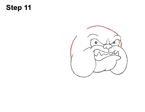 mean bulldogs drawings