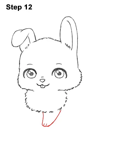 Draw Cute Cartoon Bunny Rabbit Chibi Little Mini 12
