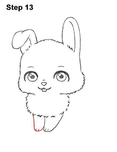 Draw Cute Cartoon Bunny Rabbit Chibi Little Mini 13