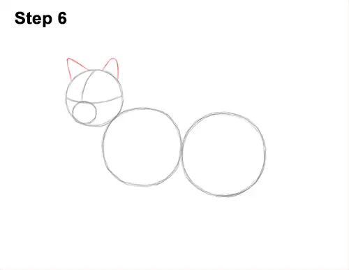 How to Draw a Calico Kitten Cat Orange Black 6