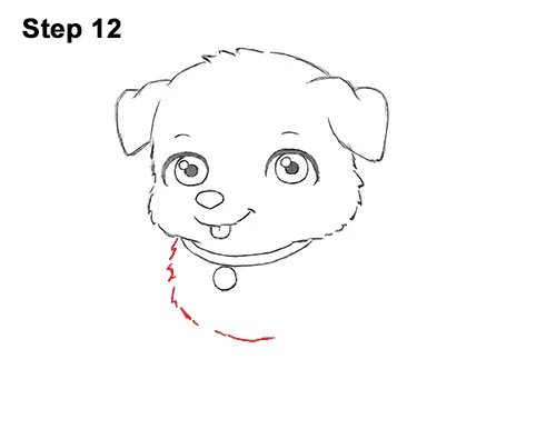 Draw Cartoon Puppy Dog Retriever 12