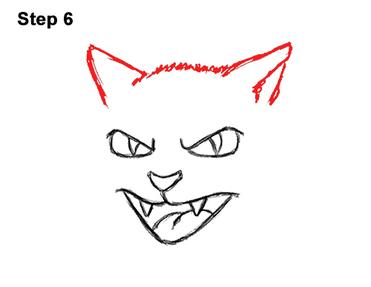 How to Draw a Black Cat (Cartoon)