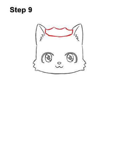 How to Draw a Cute Cartoon Cat