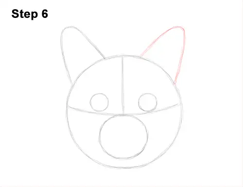How to Draw a Tabby Kitty Cat Head Detail 6