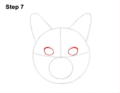 How to Draw a Tabby Kitty Cat Head Detail 7