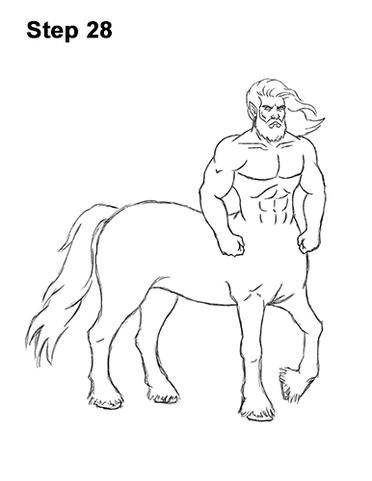centaur sketch