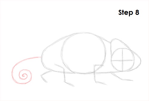 Draw Chameleon 8