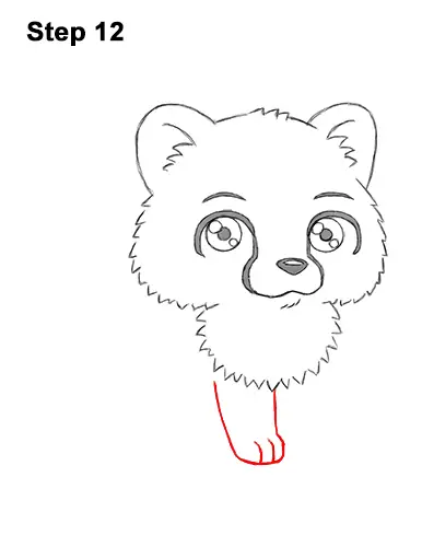 How to Draw a Cute Cartoon Cheetah Chibi Kawaii 12