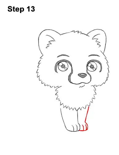 How to Draw a Cute Cartoon Cheetah Chibi Kawaii 13
