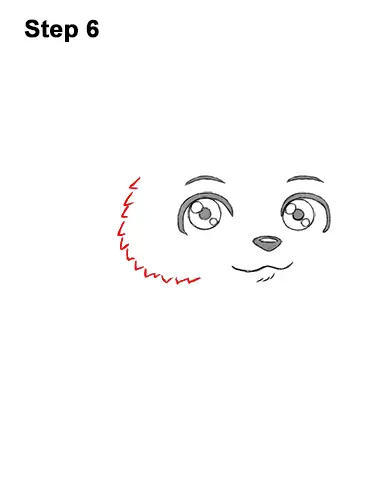 How to Draw a Cute Cartoon Cheetah Chibi Kawaii 6