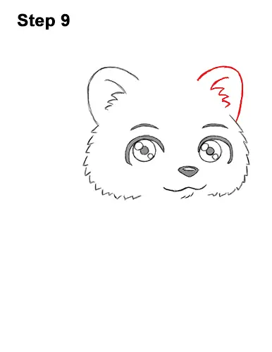 How to Draw a Cute Cartoon Cheetah Chibi Kawaii 9