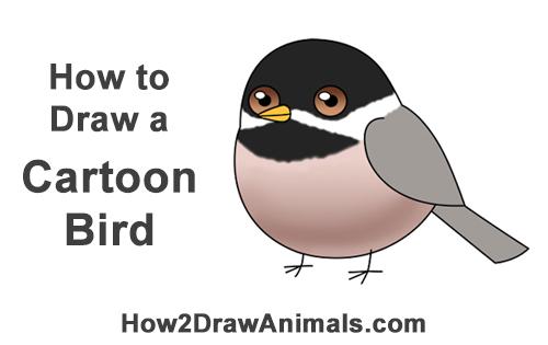 cute cartoon birds drawings