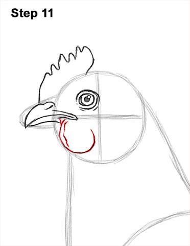How To Draw A Chicken 