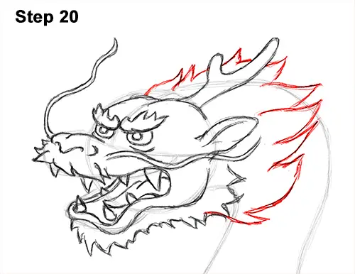 Draw Chinese Dragon 20