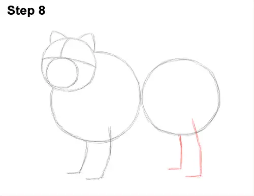 How to Draw Cute Chow Chow Puppy Dog 8