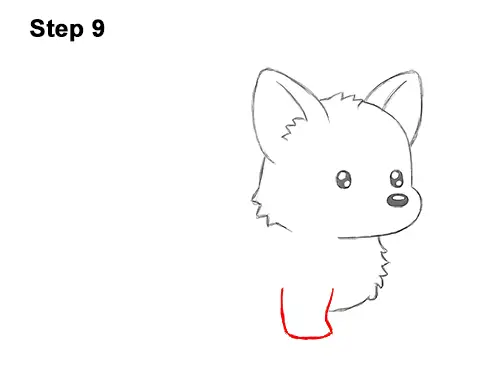 How to Draw Cute Cartoon Corgi Puppy Dog Chibi Kawaii 9
