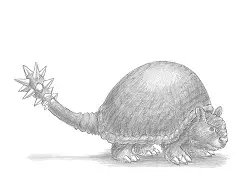 How to Draw a Doedicurus Glyptodon