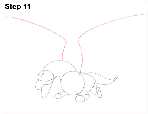 How to Draw Dragon Flying Fire Wings Flames 11