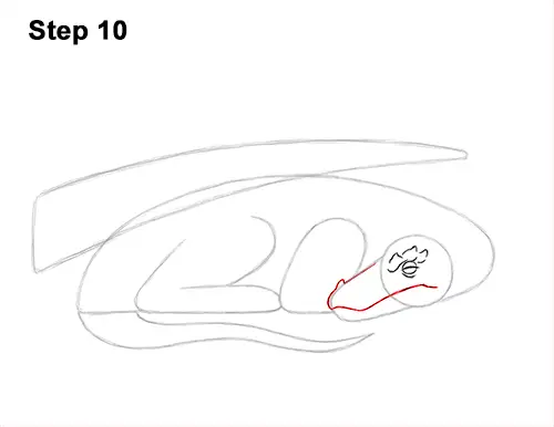 How to Draw a Dragon Sleeping Side 10