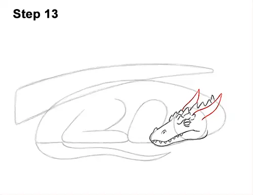 How to Draw a Dragon Sleeping Side 13