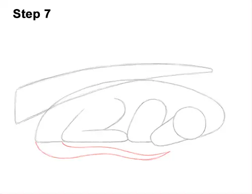 How to Draw a Dragon Sleeping Side 7