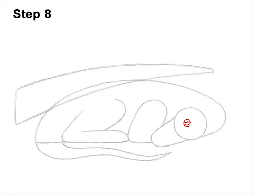 How to Draw a Dragon Sleeping Side 8