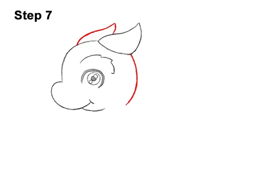 How to Draw a Cute Cartoon Baby Dragon Chibi Kawaii 7