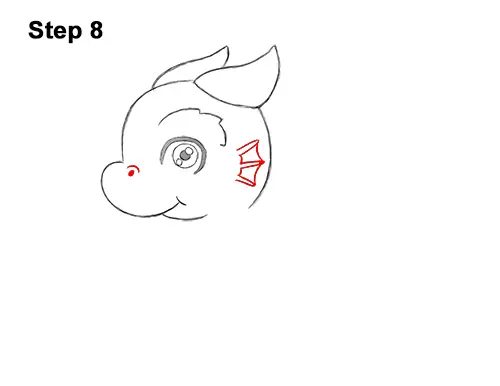 How to Draw a Cute Cartoon Baby Dragon Chibi Kawaii 8