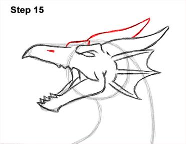 easy drawings of water dragons