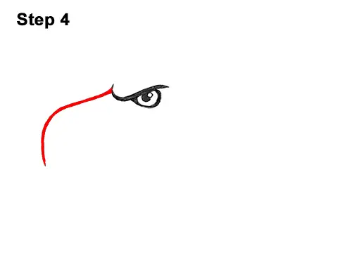 How to Draw Cool Cartoon Bald Eagle Head 4