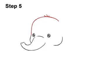 How To Draw A Elephant Cartoon Video Step By Step Pictures