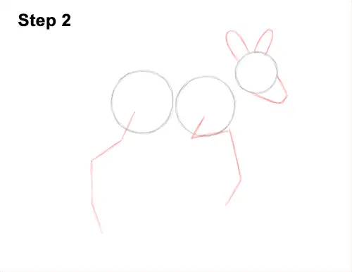 How to Draw a Fawn Baby Deer Walking Side View 2