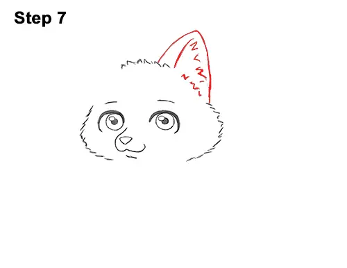 Draw Cute Cartoon Red Fox Chibi Little Mini 7