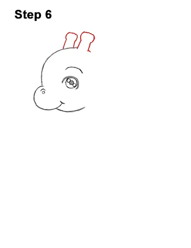 How to Draw a Cute Cartoon Giraffe Chibi Kawaii 6