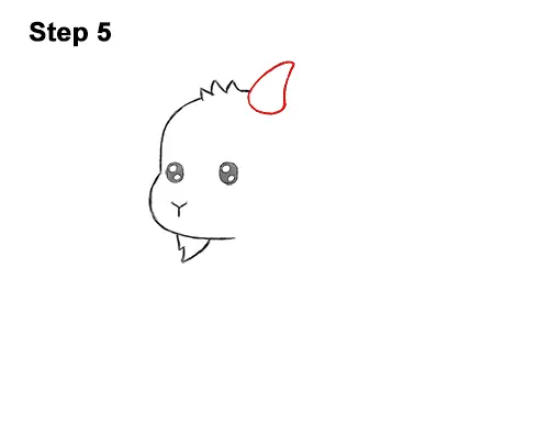 How to Draw Cute Cartoon Goat Chibi Kawaii 5