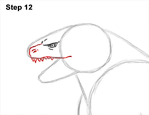 How to Draw Godzilla Monster Side Gojira Kaiju 12