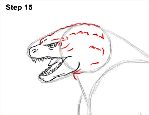 How to Draw Godzilla Monster Side Gojira Kaiju 15