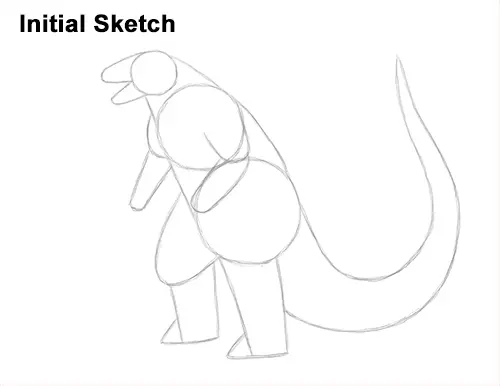How to Draw Godzilla Monster Side Gojira Kaiju Guides Lines