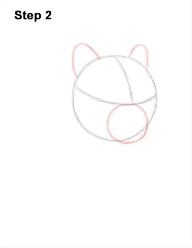 How to Draw a Syrian Hamster Standing Up Eating 2