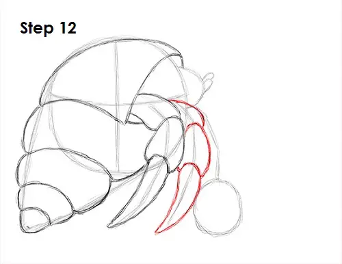 Draw Hermit Crab 12