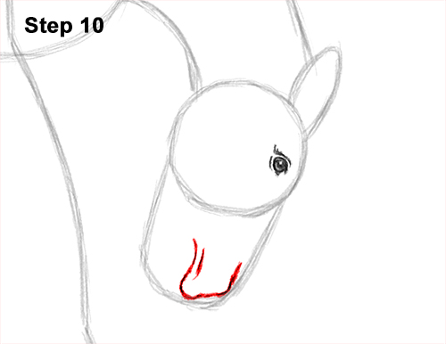 How to Draw a Horse Bronco Bucking Jumping 10