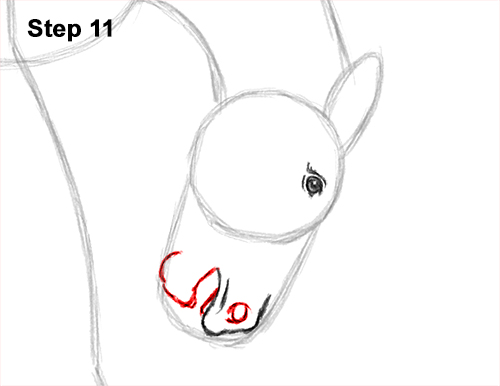 How to Draw a Horse Bronco Bucking Jumping 11