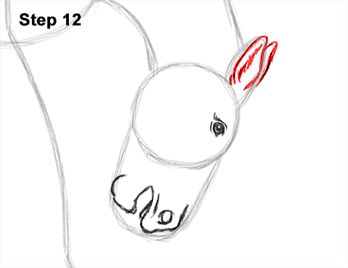 How to Draw a Horse Bronco Bucking Jumping 12