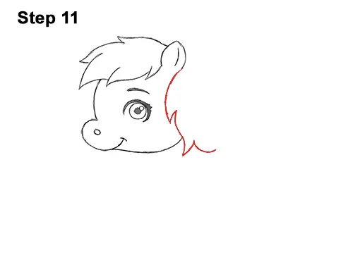 Draw Cute Cartoon Horse Pony Chibi Little Mini 11
