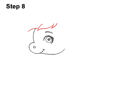 Draw Cute Cartoon Horse Pony Chibi Little Mini 8