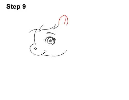Draw Cute Cartoon Horse Pony Chibi Little Mini 9